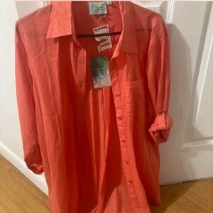 Brand new  Coral Swim pool blouse casual.